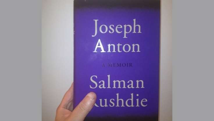 Salman Rushdie Tweets Photo of His New Memoir, <em>Joseph Anton.</em>